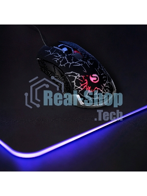 Мышь проводная SunWind SW-M705G черный, 3600 dpi, USB, кнопки - 6