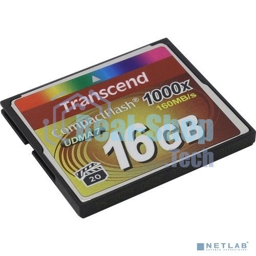 Флеш карта Transcend Ultimate TS16GCF1000/CF (Compact Flash)/16 ГБ/UDMA 7, VPG 65/160 МБ/с