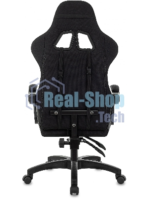 Кресло Zombie Void черный/серый, экокожа, 120 кг, механизм качания