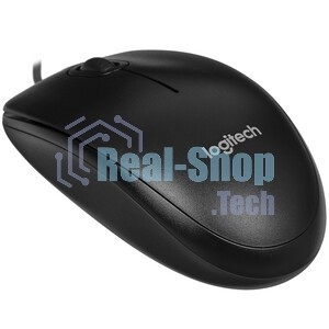 Мышь проводная Logitech M90 черный/серый, 1000 dpi, USB, кнопки - 3