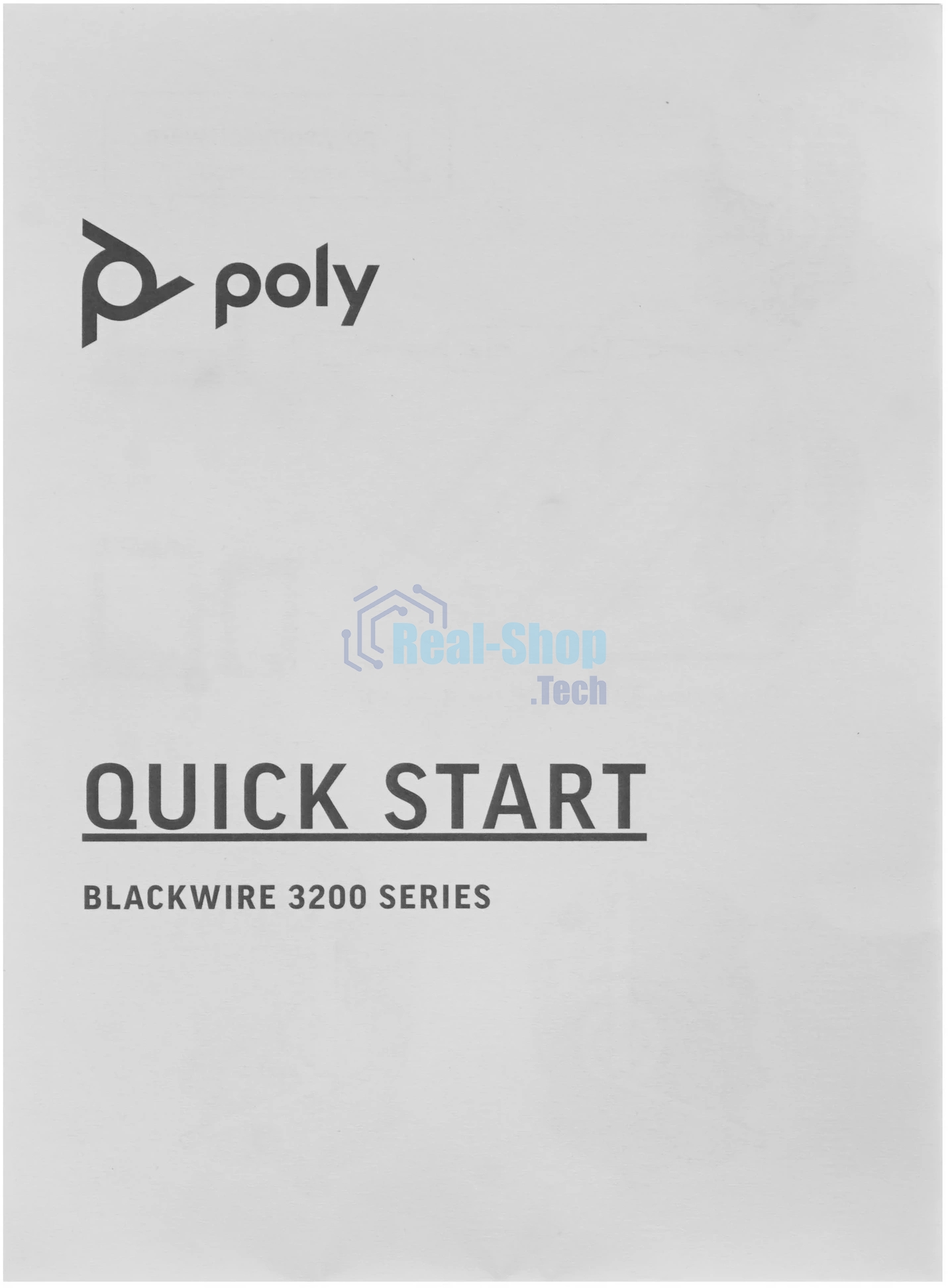 Гарнитура Plantronics Blackwire 3220 чёрный, проводная, USB