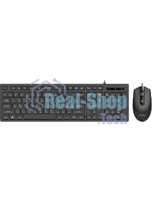 Клавиатура + мышь Acer OCC504 клав:черный мышь:черный USB Multimedia (ZL.ACC11.00M)