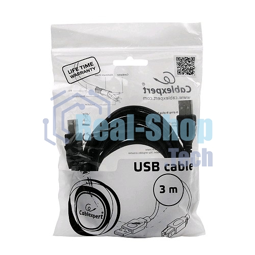 Кабель Gembird CCP-USB2-AMBM-10 USB 2.0 кабель PRO для соед. 3.0м AM/BM позол. контакты, пакет