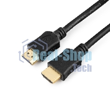 Кабель Cablexpert HDMI CC-HDMI4L-10, 19M/19M, v2.0, серия Light, позол.разъемы, экран, 3м, черный, пакет