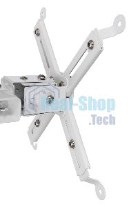 Кронштейн для проектора Buro PR07-W белый макс.12кг потолочный поворот и наклон