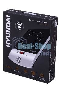 Плита настольная электрическая Hyundai HYC-0102 серебристый/черный стеклокерамика (настольная)