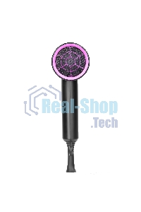 Фен для волос Galaxy Line GL 4346, черный, 1400 Вт, 2 скорости потока воздуха, функция 