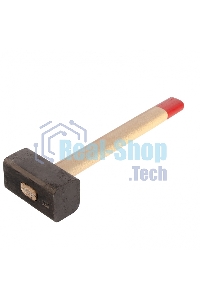 Кувалда Сибртех, 3000 г, кованая головка, деревянная рукоятка 380 мм