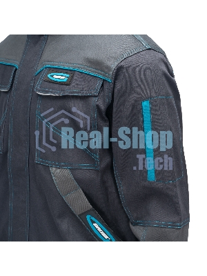 Куртка профессиональная рабочая, 97% хлопок 3% спандекс, L Gross