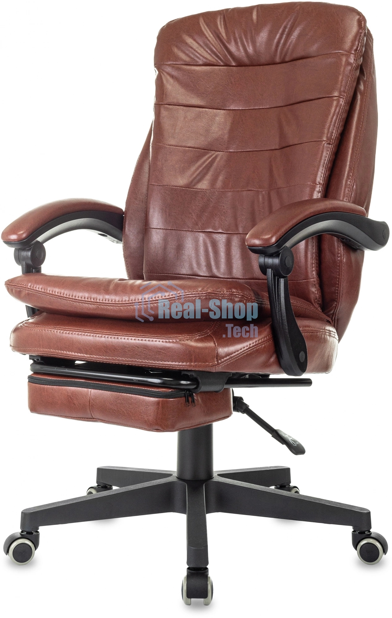 Кресло руководителя Бюрократ T-9950MSG-F/BROWN-PU