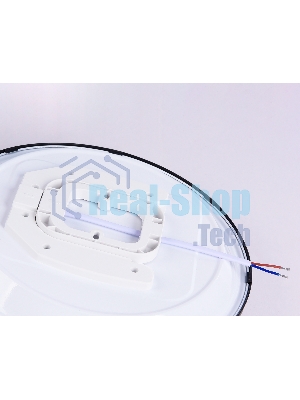 Потолочный светодиодный светильник Ambrella light FZ1234 BK черный IP44 42W 6400К D370*55 (Без ПДУ)