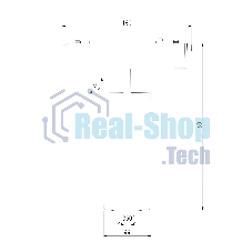 Трековый светильник Flat Magnetic 9W 4000K Arcos (чёрный) 85095/01