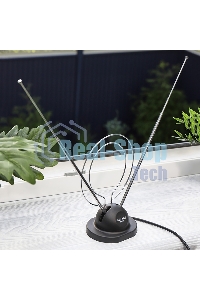 ТB антенна комнатная Rexant телескопическая на подставке 