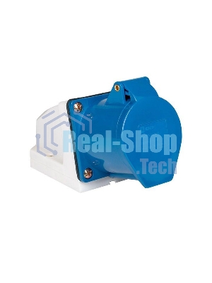 Розетка наруж. уст. 16А 220В 2Р+РЕ IP44 (113) EKF ps-113-16-220