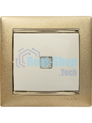 Выключатель Legrand 774310 Valena 10А c подсветкой, сл. кость
