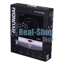 Плита настольная электрическая Hyundai HYC-0102 серебристый/черный стеклокерамика (настольная)