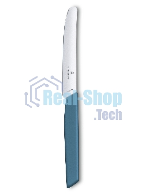 Нож кухонный Victorinox Swiss Modern (6.9006.112) стальной столовый лезв.110мм прямая заточка синий