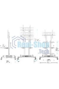 Стойка для телевизора Onkron TS1351 белый 32