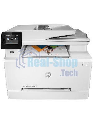 МФУ лазерное HP Color LaserJet Pro M283fdw (7KW75A), A4, цветной, печ. до 21 стр/мин., скан. до 26 стр/мин. (ч/б) 22 стр/мин. (цвет), 600 x 600 dpi (печать) 300x300dpi (скан), USB, RJ-45, Wi-Fi, Air Print, Mopria