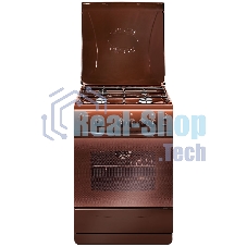Плита газовая Gefest ПГ 1200 С6 К19 коричневый, конфорок 4 шт, духовка 63 л, 60 см x 85 см x 60 см