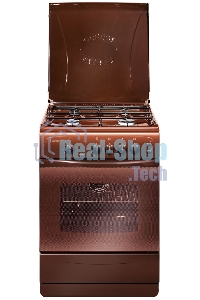 Плита газовая Gefest ПГ 1200 С6 К19 коричневый, конфорок 4 шт, духовка 63 л, 60 см x 85 см x 60 см