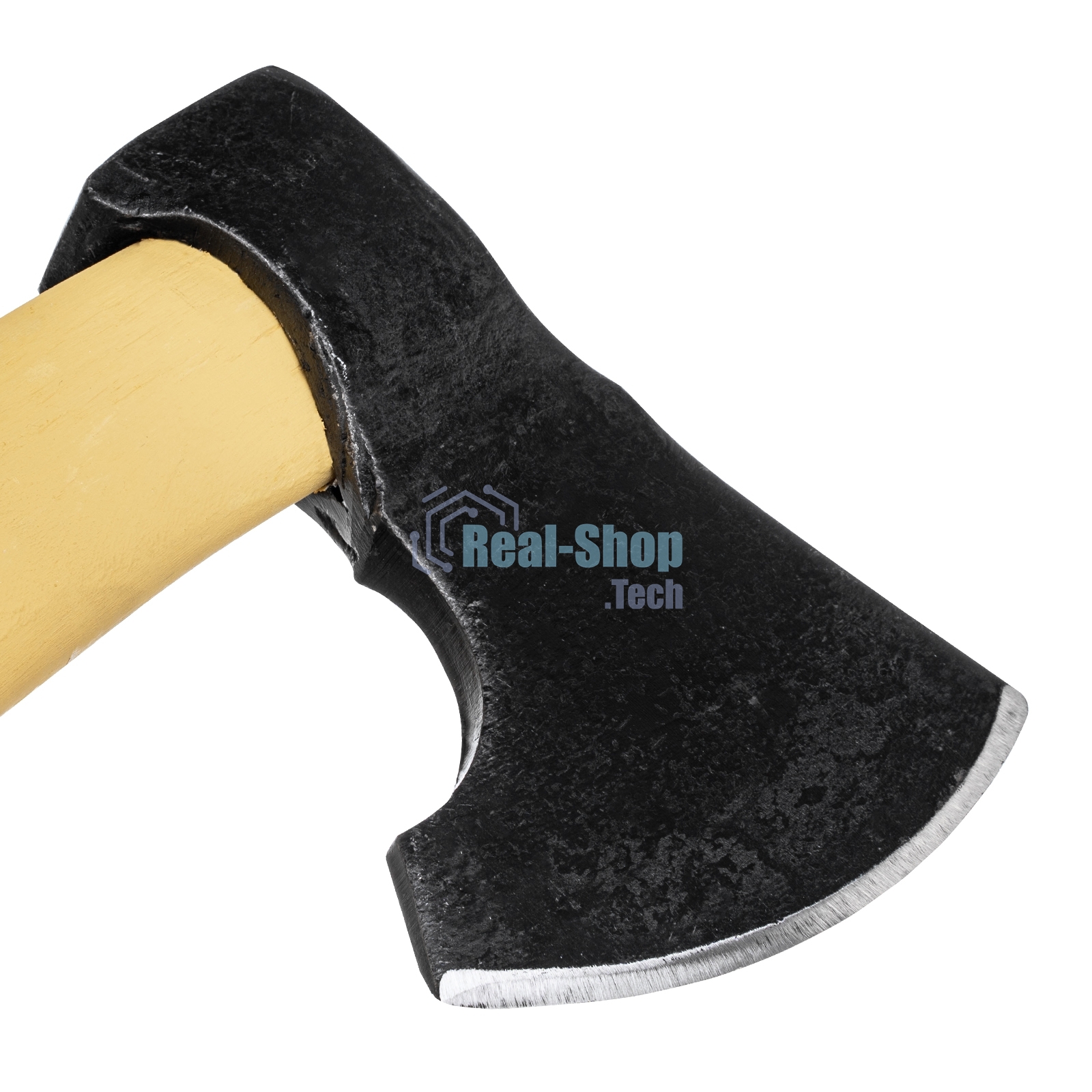 Топор Россия,1100 г,в сборе,кованый,деревянное топорище,500 мм, таежный 