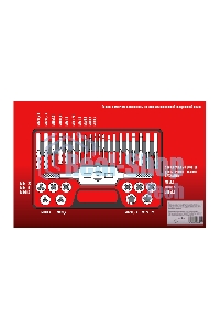 Набор метчиков и плашек Matrix MASTER М3 - М12, 31 предмет