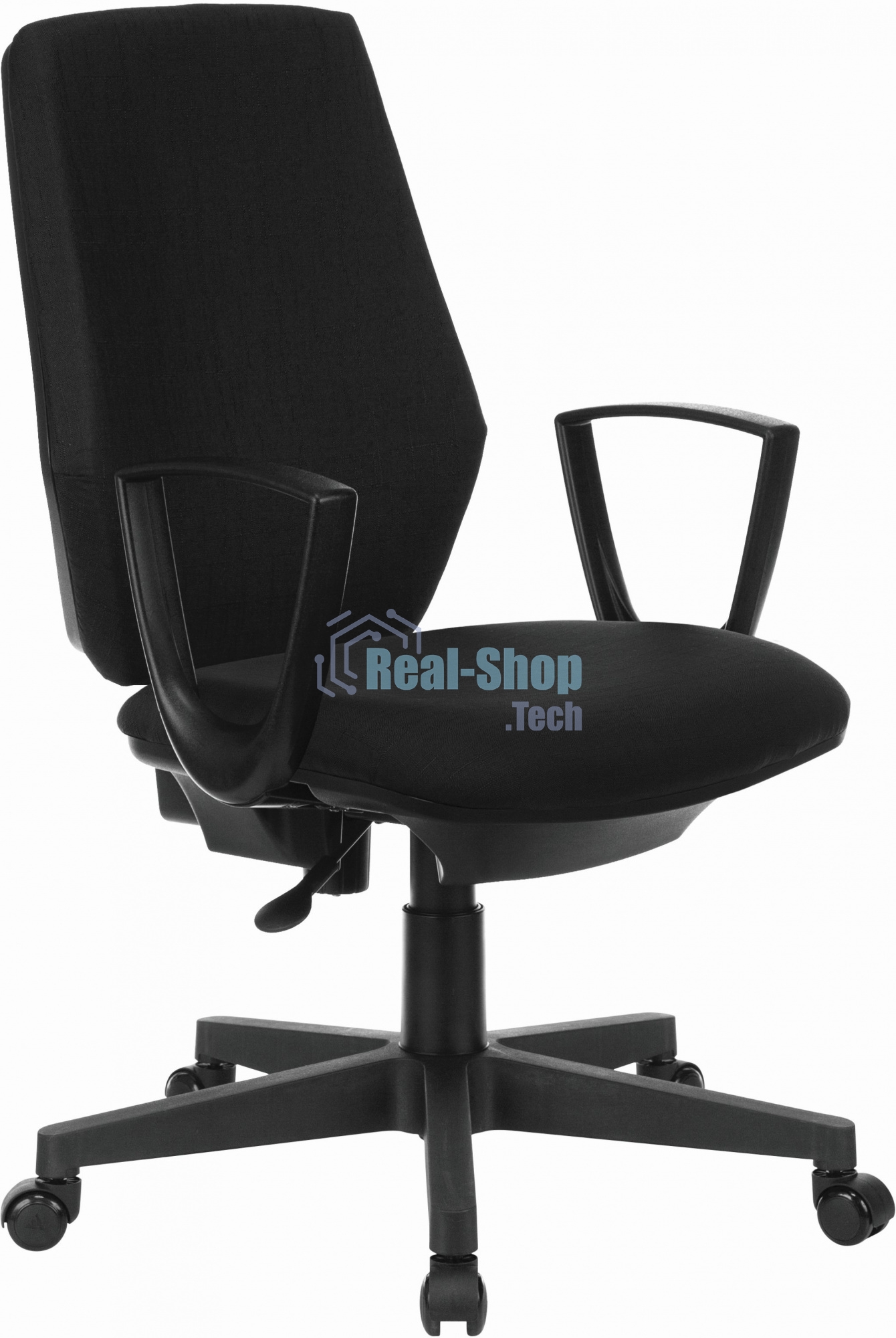 Кресло компьютерное Бюрократ CH-545 черный 38-418, крестовина пластик