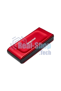 Внешний SSD Kingston XS1000, 1TB, USB 3.2 Gen 2 Type-C, R/W 1050/1000, красный