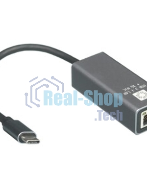 Кабель-адаптер 5bites UA3C-45-14BK USB3.1/RJ45 1G/AL/GREY