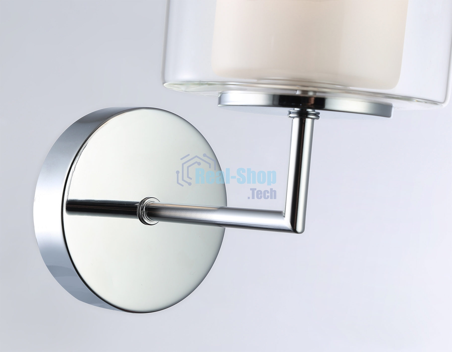 Настенный светильник Ambrella light LH56005 СH/FR хром/белый матовый E14 max 40W 190*120*220