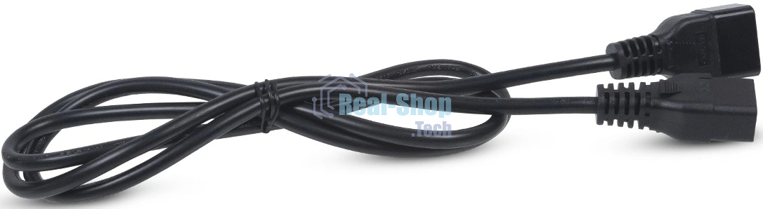 Кабель питания Cabeus PC-IEC19-IEC20-1.8M IEC 60320 С19, вилка IEC 60320 С20, 1.8 м, 16А, из кабеля 3х1,5 мм², черный