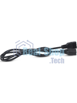 Кабель питания Cabeus PC-IEC19-IEC20-1.8M IEC 60320 С19, вилка IEC 60320 С20, 1.8 м, 16А, из кабеля 3х1,5 мм², черный