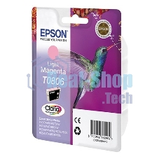 Картридж струйный Epson C13T08064011 светло-пурпурный для Epson St Ph P50/PX660/PX720WD (330стр.)