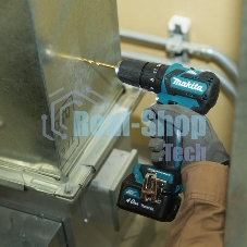 Дрель-шуруповерт Makita HP332DWME, 10,8 В, 4 Ач, 35 Нм, бесщеточный, ударный