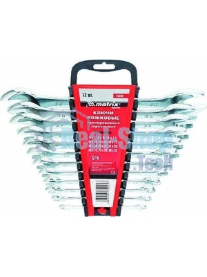 Набор рожковых ключей Matrix (6-32 мм) 12 шт.