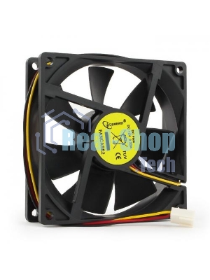 Вентилятор для корпуса Gembird FANCASE2 черный, 90 мм, 2500 об/мин, 26 дБ, 3 pin