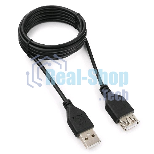 Кабель удлинитель USB 2.0 Гарнизон GCC-USB2-AMAF-1.8M, AM/AF, 1.8м, пакет