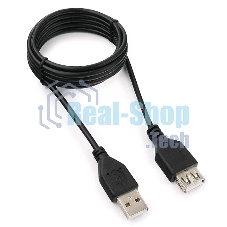 Кабель удлинитель USB 2.0 Гарнизон GCC-USB2-AMAF-1.8M, AM/AF, 1.8м, пакет