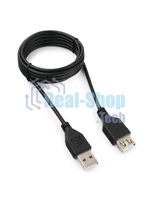 Кабель удлинитель USB 2.0 Гарнизон GCC-USB2-AMAF-1.8M, AM/AF, 1.8м, пакет
