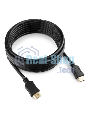 Кабель Cablexpert HDMI CC-HDMI4L-15, 19M/19M, v2.0, серия Light, позол.разъемы, экран, 4.5м, черный, пакет