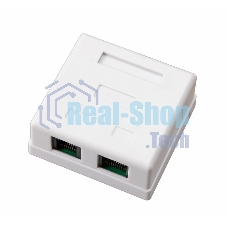 Рoзетка комбинированная внешняя Rexant, RJ-45(8P-8C) + RJ-11(6P-4C), UTP неэкранированная
