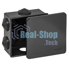 Коробка распределительная ОП 85х85х40мм УХЛ1 IP54 черный Ruvinil 67040Ч