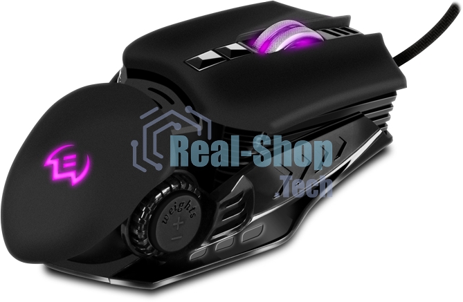 Мышь проводная SVEN RX-G815 черный, 8000 dpi, USB, кнопки - 7