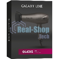 Фен для волос Galaxy Line GL 4341, коричневый, 2400Вт, 2 скорости потока воздуха, 3 температурных режима, функция 