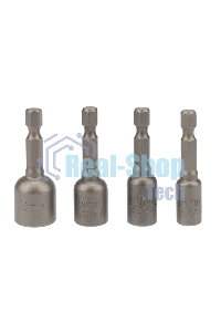 Набор ключей-насадок магнитных Kranz 6/8/10/13х48 мм с шестигранной головкой