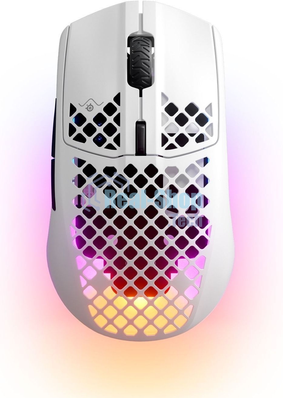 Мышь беспроводная Steelseries Aerox 3 белый оптическая (18000dpi) BT/Radio USB