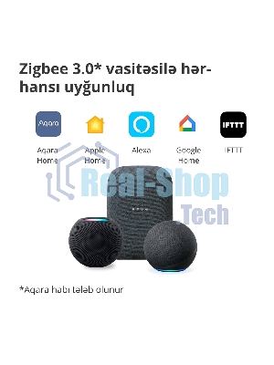 Выключатель умный Aqara Smart wall switch H1 ((with neutral, single rocker) WS-EUK03