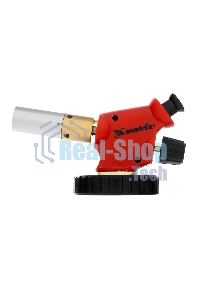 Профессиональная горелка Matrix на бутановый баллон, пьезоподжиг, расширенное сопло