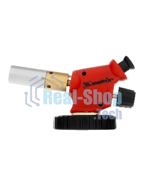Профессиональная горелка Matrix на бутановый баллон, пьезоподжиг, расширенное сопло
